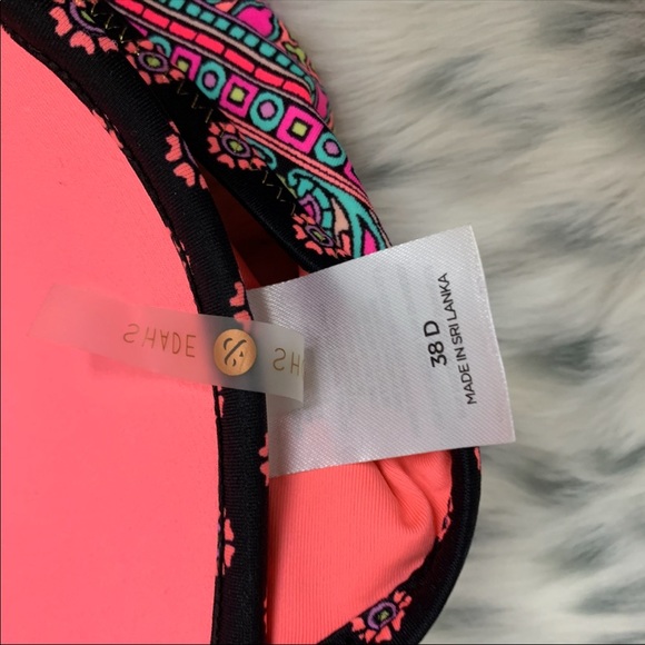 Colorful Cross Up Bikini Top - Picture 7 of 7